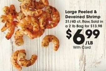 Kroger Large Peeled & Deveined Shrimp offer