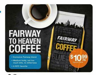 Fairway Store Market Fairway To Heaven Coffee offer
