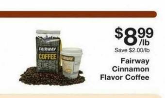 Fairway Store Market Fairway Cinnamon Flavor Coffee offer