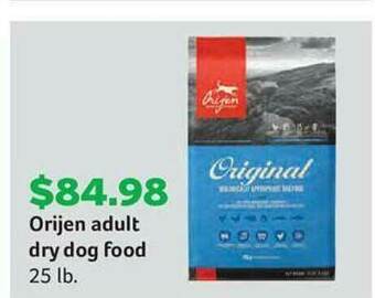 Pet Supplies Plus Orijen Adult Dry Dog Food offer