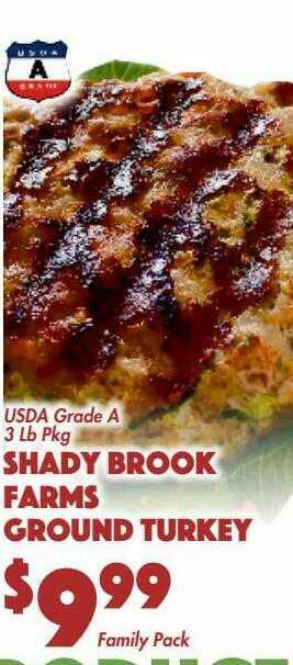 The Food Emporium Shady Brook Farms Ground Turkey offer