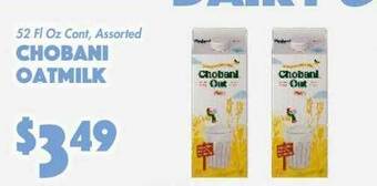 The Food Emporium Chobani Oatmilk offer