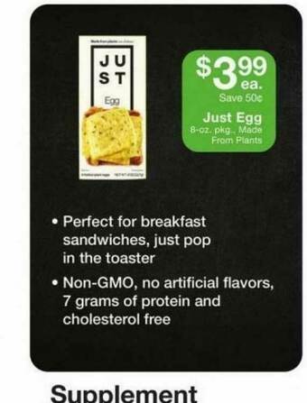 Fairway Store Market Just Egg offer