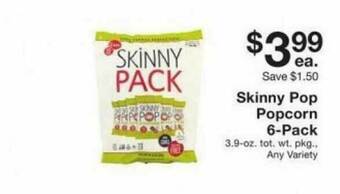 Fairway Store Market Skinny Pop Popcorn offer
