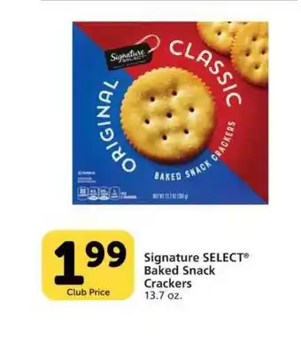 Vons Baked Snack Crackers offer