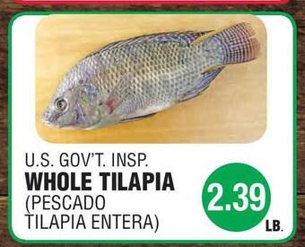 Carnicerias Jimenez Whole Tilapia offer