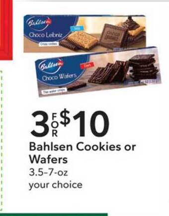 Publix Bahlsen Cookies Or Wafers offer