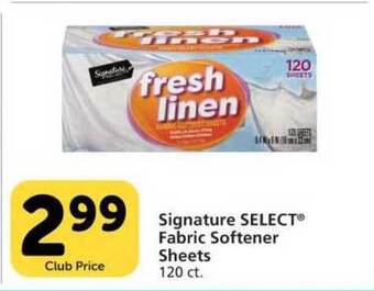 Vons Fabric Softener Sheets offer