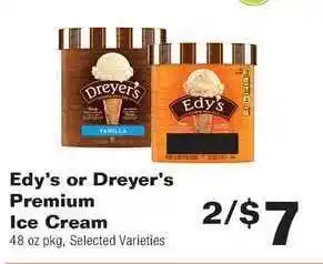 County Market Edy's Or Dreyer's Premium Ice Cream offer