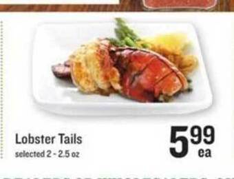 Lowes Foods Lobster Tails offer