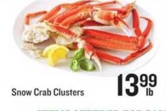 Lowes Foods Snow Crab Clusters offer