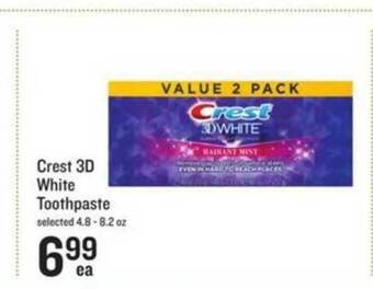 Lowes Foods Crest 3d White Toothpaste offer