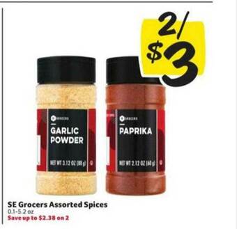 Winn Dixie Se Grocers Assorted Spices offer