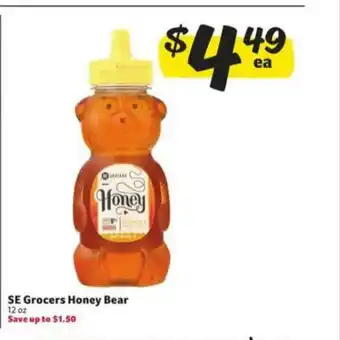 Winn Dixie Se Grocers Honey Bear offer