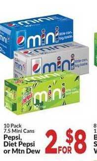 Homeland Market Pepsi , Diet Pepsi Or Mtn Dew offer