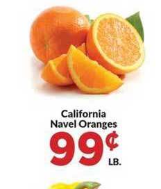 Homeland Market California Navel Oranges offer