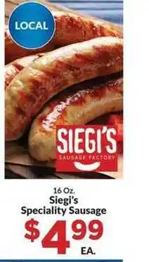 Siegi's Speciality Sausage
