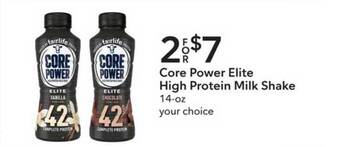 Publix Core Power Elite High Protein Milk Shake offer