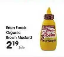 Ralphs Eden Foods Organic Brown Mustard offer