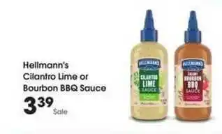Ralphs Hellmann's Cilantro Lime Or Bourbon BBQ Sauce offer