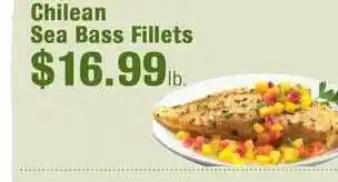 Robert Fresh Market Chilean Sea Bass Fillets offer