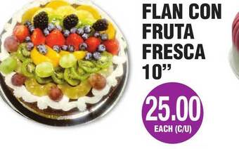Carnicerias Jimenez Flan Con Fruta Fresca 10 offer