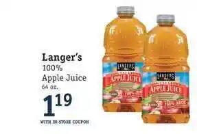 Lager's 100% Apple Juice