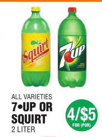 Carnicerias Jimenez 7Up Or Squirt offer