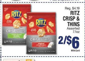 Kinney Drugs Ritz Crisp & Thins offer