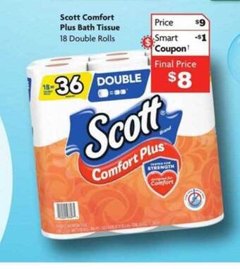 Family Dollar Scott Comfort Plus Bath Tissue offer