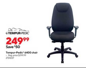 Staples Tempur-Pedic 6400 Chair offer
