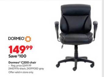 Staples Dormeo C200 Chair offer