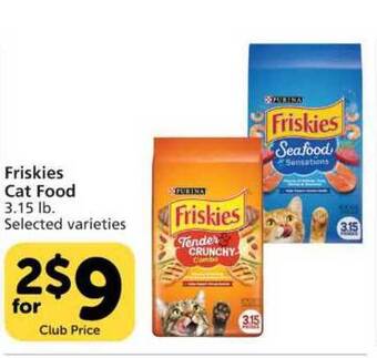 Vons Friskies Cat Food offer