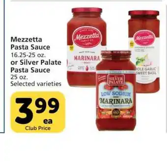 Vons Mezzetta Pasta Sauce Or Silver Palate Pasta Sauce offer