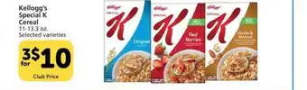 Vons Kellogg's Special K Cereal offer