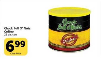 Vons Chock Full O' Nuts Coffee offer