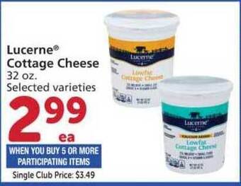 Vons Lucerne Cottage Cheese offer
