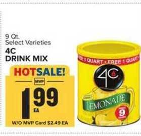 Food Lion 4c Drink Mix offer
