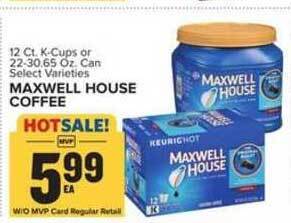 Food Lion Maxwell House Coffee offer