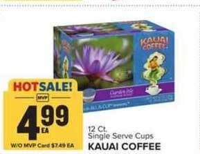 Food Lion Kauai Coffee offer