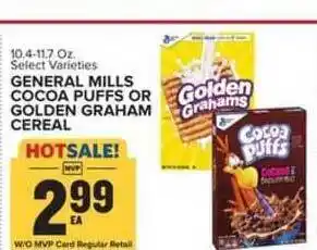 Food Lion General Mills Cocoa Puffs Or Golden Graham Cereal offer