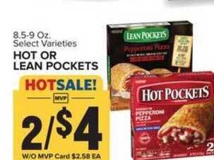 Food Lion Hot Or Lean Pockets offer