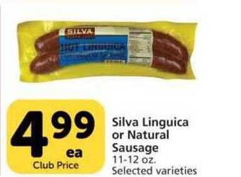 Vons Silva Linguica Or Natural Sausage offer