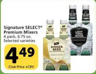 Vons Premium Mixers offer