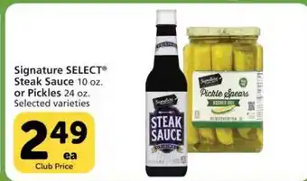 Vons Steak Sauce Or Pickles offer