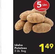 Fairplay Idaho Potatoes offer