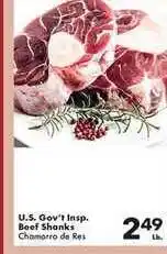 Fairplay U.s. Gov't Insp. Beef Shanks Chamarro De Res offer