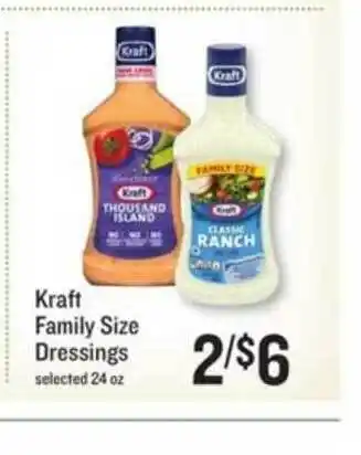 Lowes Foods Kraft Family Size Dressings offer
