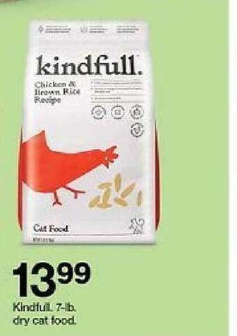 Target Kindfull 7-lb Dry Cat Food offer