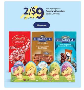 Walgreens Premium Chocolate offer